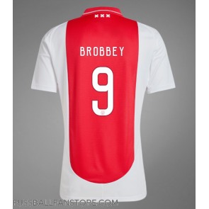 Ajax Brian Brobbey #9 Replik Heimtrikot 2024-25 Kurzarm